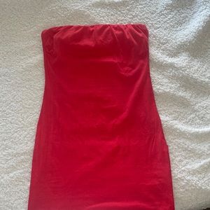 Never worn, Red mini dress